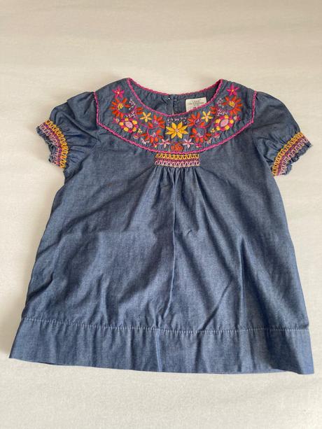 Tričko s výšivkou v104, h&m,104