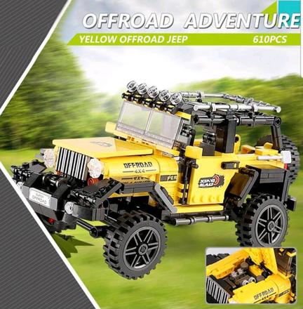 Stavebnica ofroud car 610 dielov, 