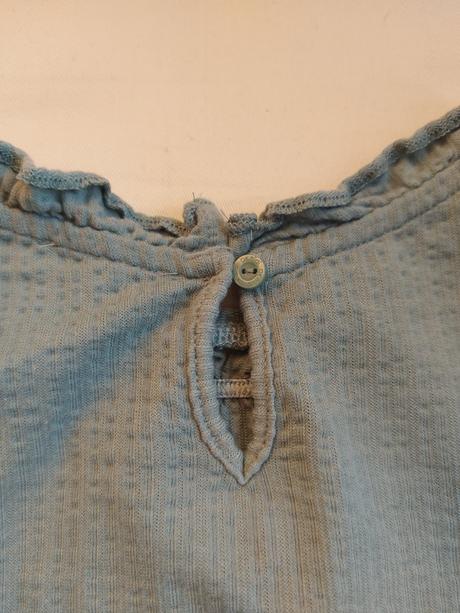 Zelené tyrkysové mušelínové tričko top, 158