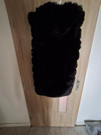 Dámska kožušinová vesta, xl