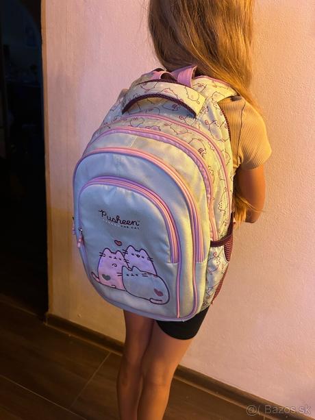 Školská taška pusheen the cat, top stav, 