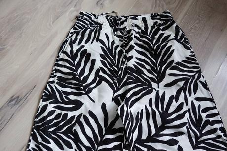Ľanové nohavice h&m, h&m,s