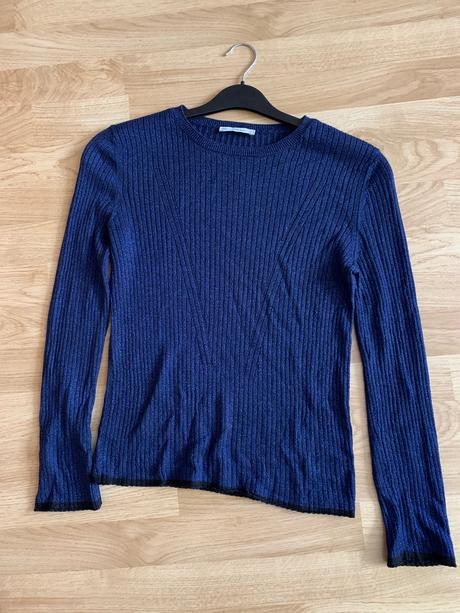 Modrý sveter/ tričko, zara,l