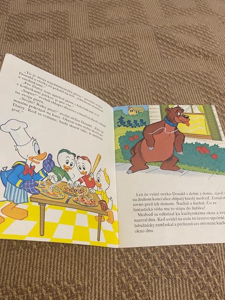 Krásna mini rozprávka walt disney donald duck,