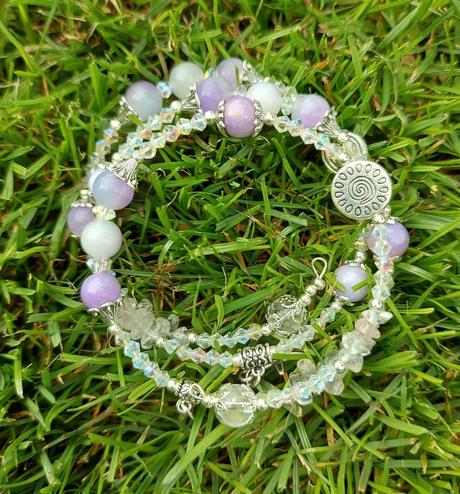 Náramok z polohdrahokamov pre ryby, váhy, vodnár, 