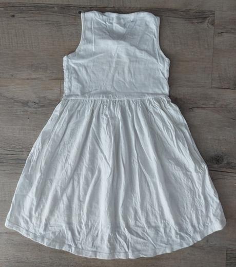 Biele šaty s čipkovaným topom, l.o.g.g.,92