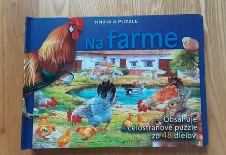 Na farme- kniha a puzzle, 