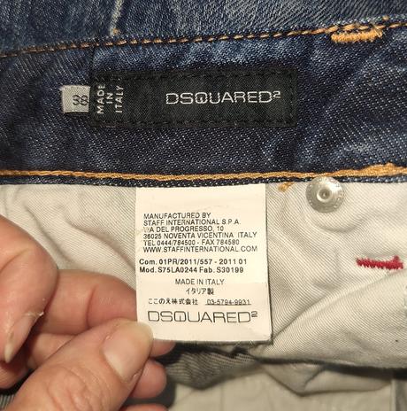 Krásne džínsy dsquared2 38, 38