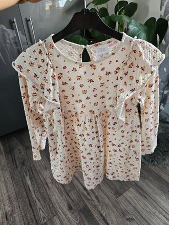Kvietkované šaty zara, zara,110