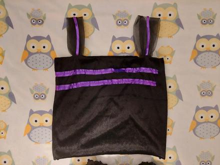 Halloweensky top gothic veľ.3-5r,