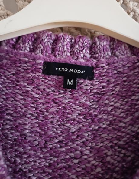 Fialová vesta vero moda, vero moda,m