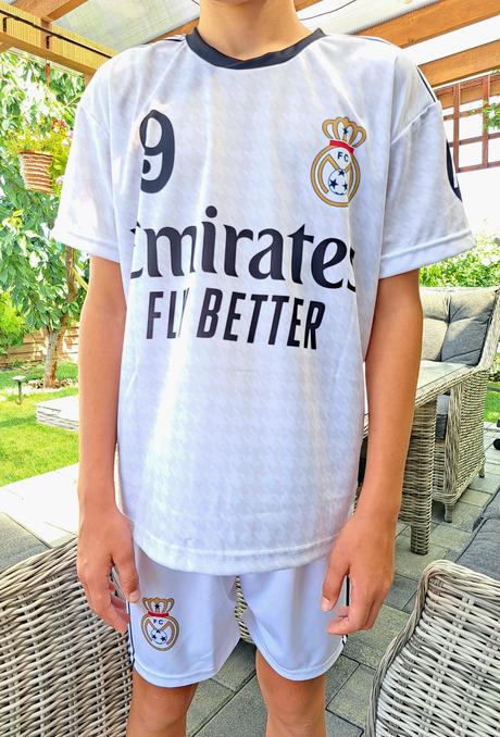 Akcia futbalový dres mbappe biely, 110 - s