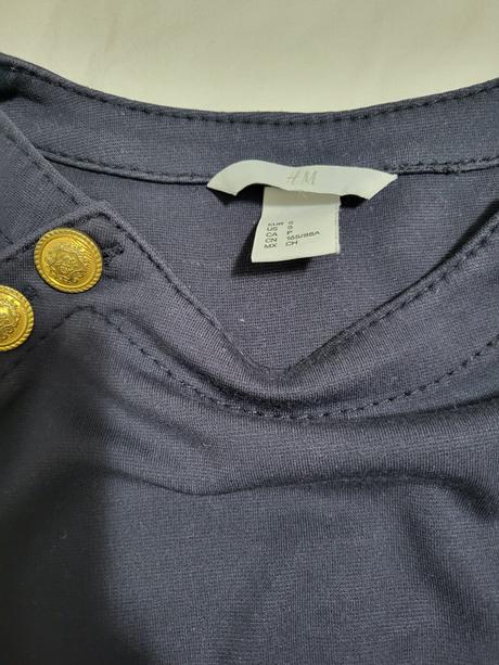 Top s 3/4 rukávom, h&m,s