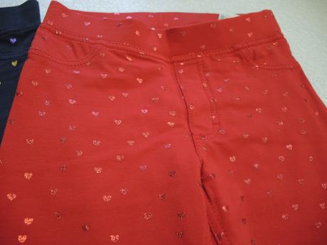 Legíny so srdiečkami, h&m,128