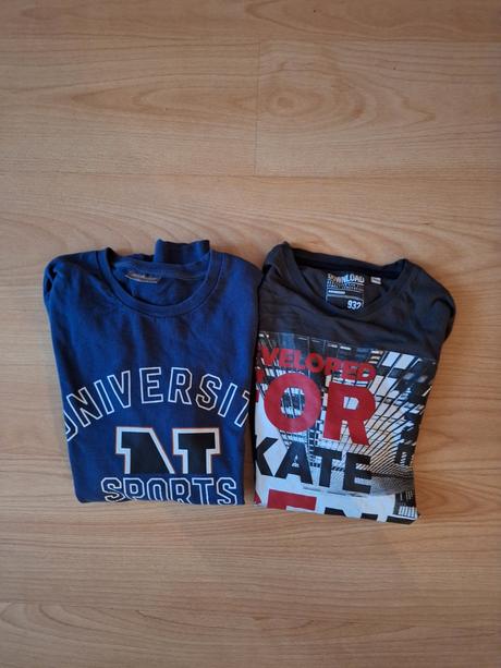 Chlapčenské tričká s dlhým rukávom v.158/164, 158