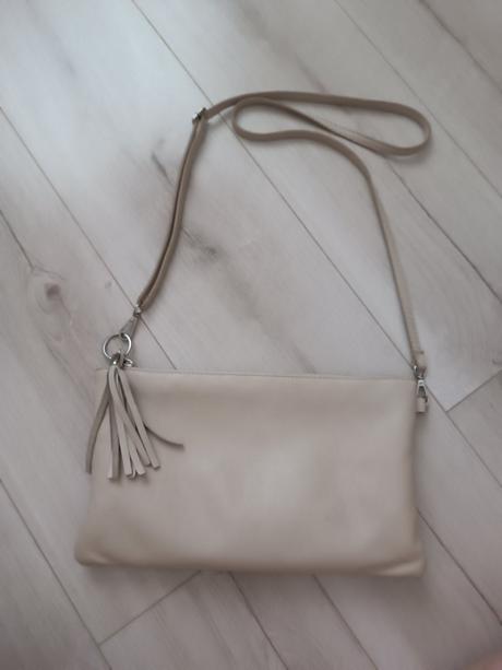 Dámska kožená cross body kabelka,