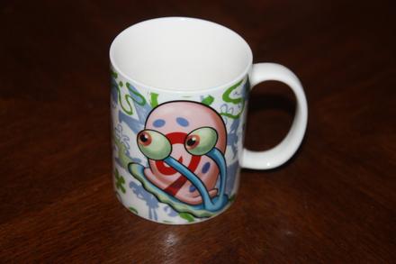 Hrncek spongebob - slimak garry, 