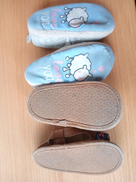 Sandaliky s ohybnou podrazkou+papucky, f&f,21