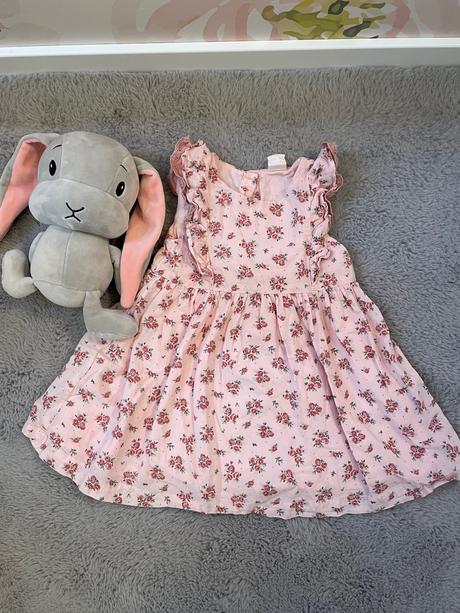 Nadychané šaty so spodničkou, h&m,92