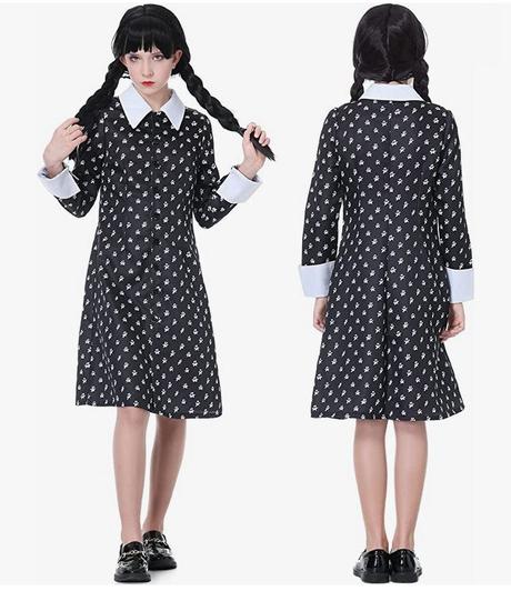 Šaty wednesday addams, 