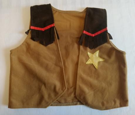 4-dielny kostým cowboy, linea mignon, 104-110 cm,