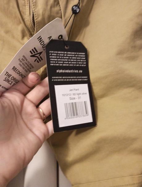 Nohavice alpha industries, m