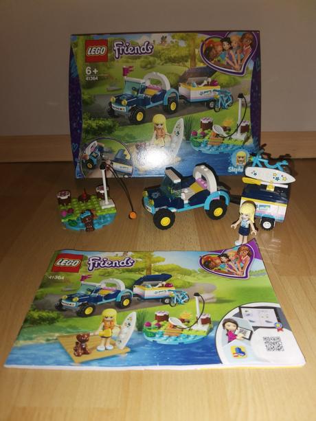 Lego friends 41364 stephanie a bugina s prívesom,
