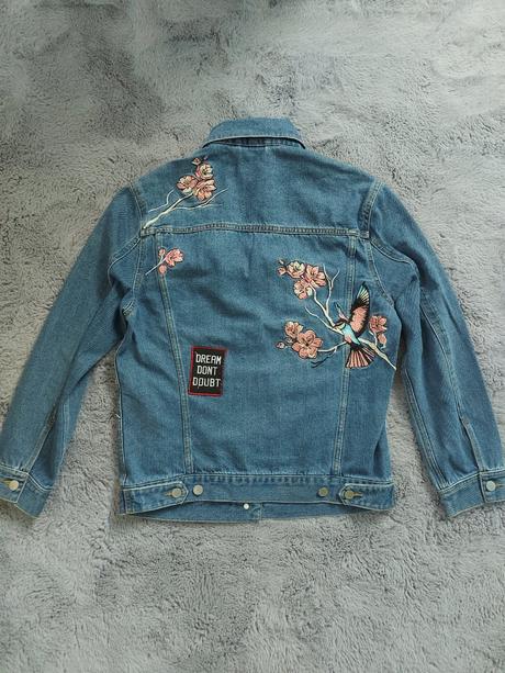 Rifľová bunda, h&m,34