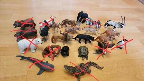 Schleich - stredne zvierata,