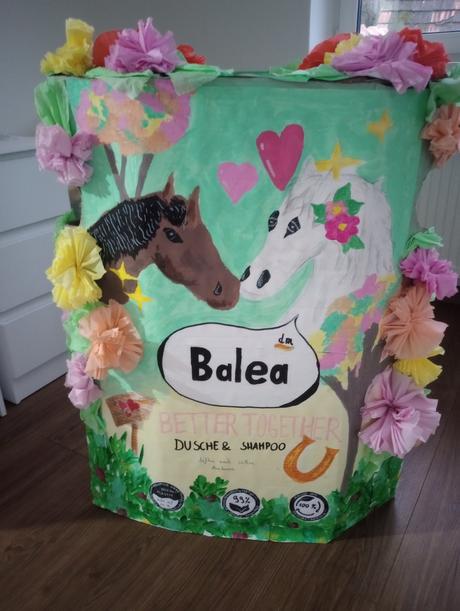 Karnevalová maska sprchový gél balea, 