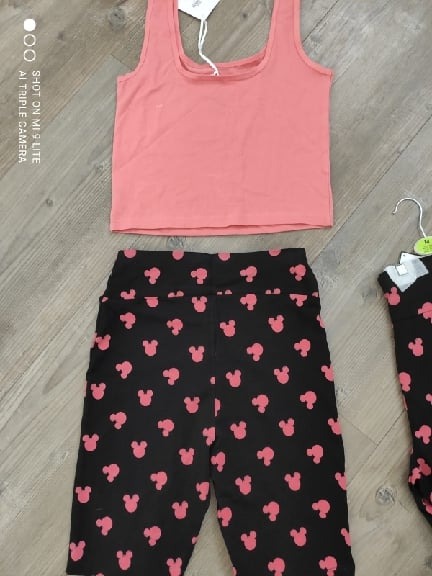 Crop top mickey, s