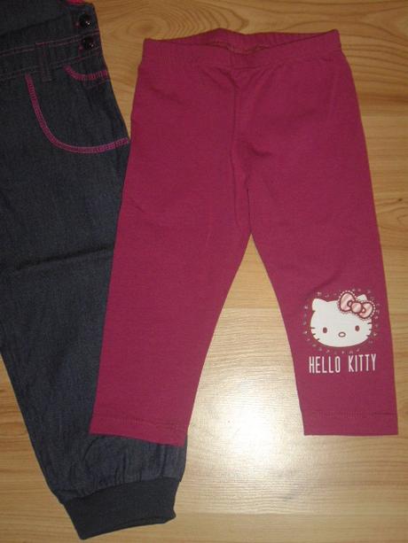 Nohavice s hello kitty, sanrio,92