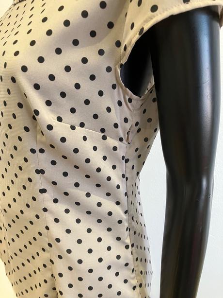 Dámska blúzka s golierom bodkovaná h&m (38), h&m,m