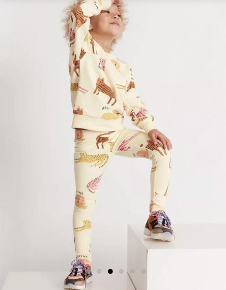 Zvieratkovské lindex legíny z bio bavlny, lindex,116