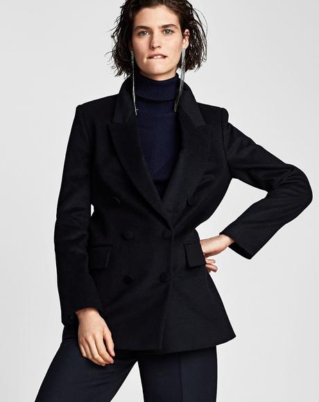 Zara vlneny kabat xl, zara,xl