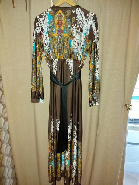 Elegantné maxi šaty, m