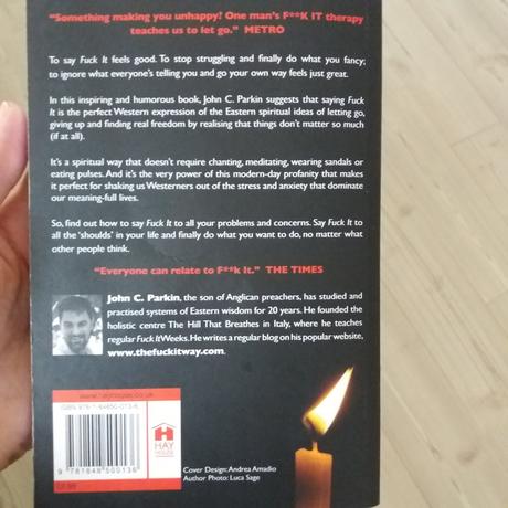 Kniha "fuck it" v anglictine, 