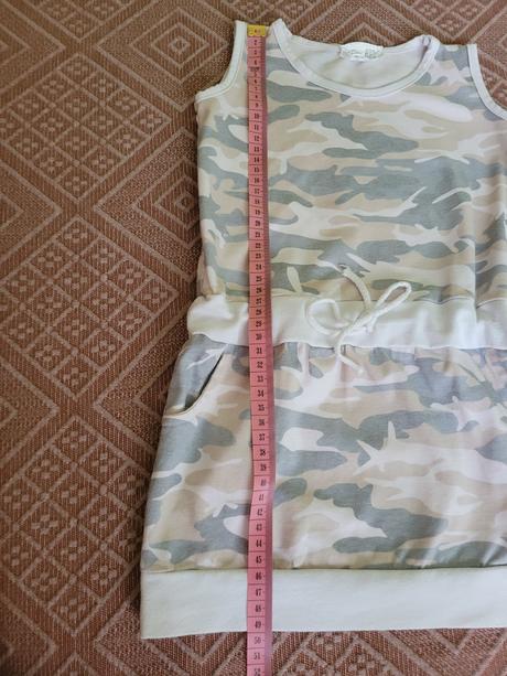 Šaty maskáčové veľ.104/110, 104