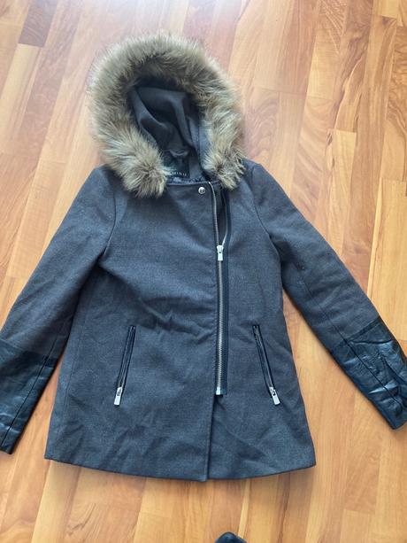 Sedy kabat s kozusinou, amisu,s