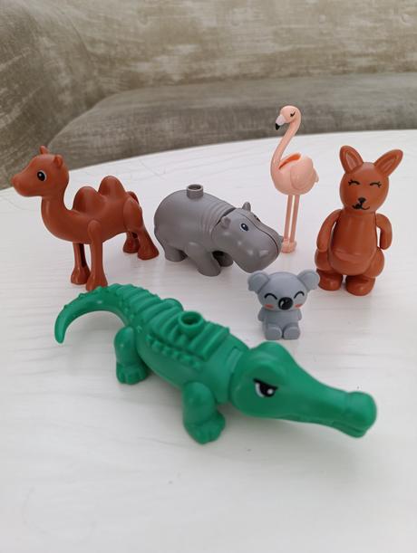 Kompatibilné s duplo lego zoo zvieratká, 
