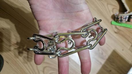 Reťazový obojok na veľké plemená l/xl,