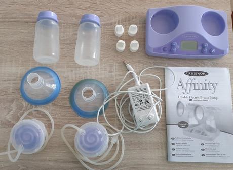 Lansinoh 2v1 dvojitá elektrická odsávačka, 