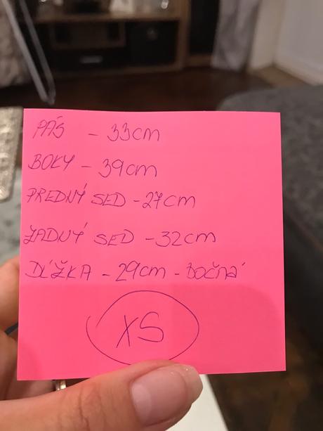 Denim šortky s výšivkou, xs