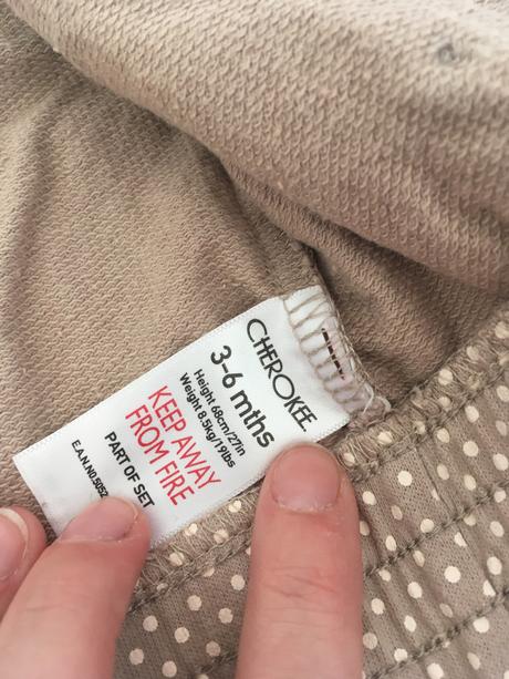 Bodkovana mikina s kratkym rukavom, cherokee,68