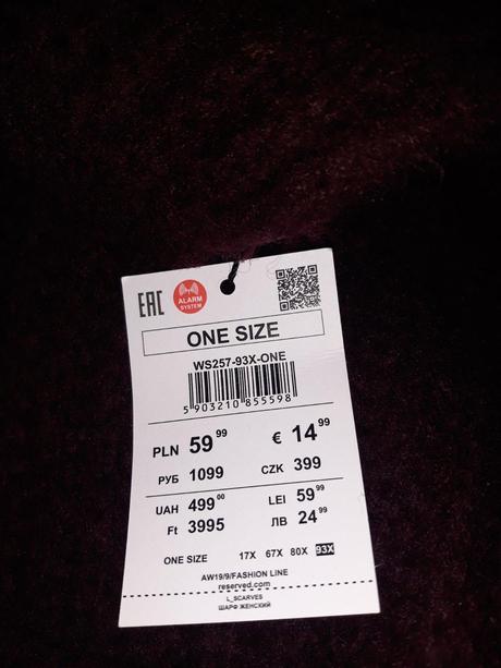 Zimny set - damska čiapka a šál, reserved