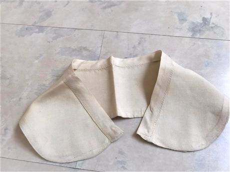 Hodvábny golier na šaty/blúzku, 