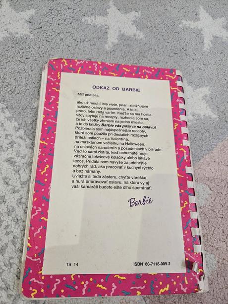 Barbie vás pozýva na oslavu-retro brožúra, 