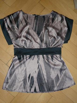 Saténový top, h&m,m