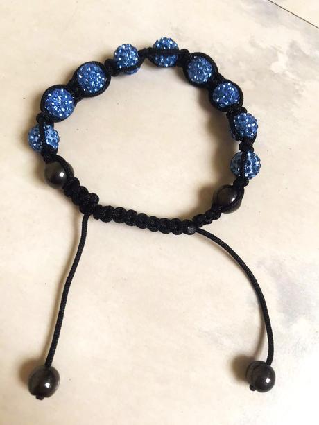 Uťahovací štrasový náramok, 