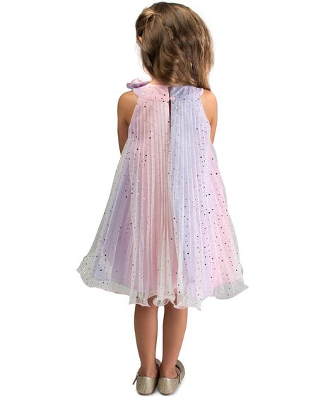 Dúhové plisované šaty bonnie jean usa, bonnie jean,86 / 92 / 98 / 122 / 128